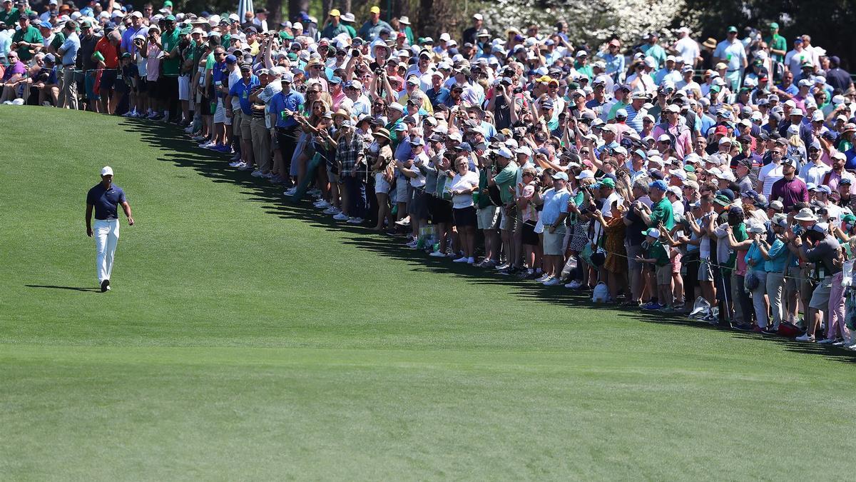 Tiger Woods en el Augusta National.