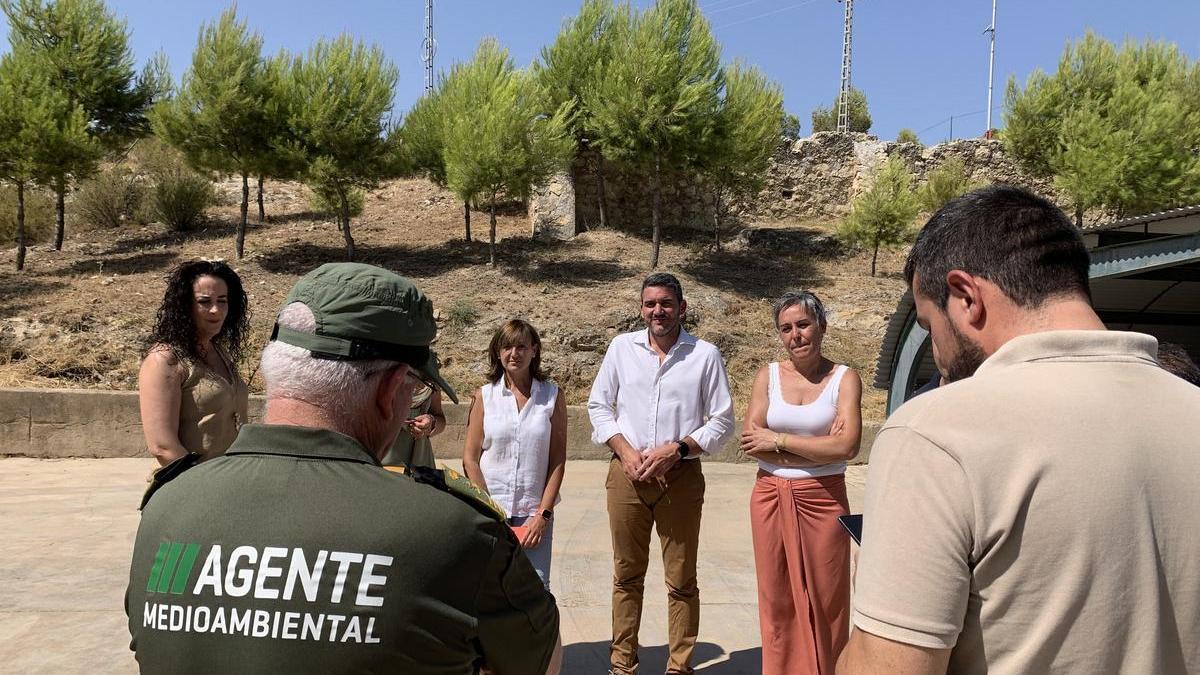 El consejero Luengo en el Centro de Defensa Forestal de Calasparra