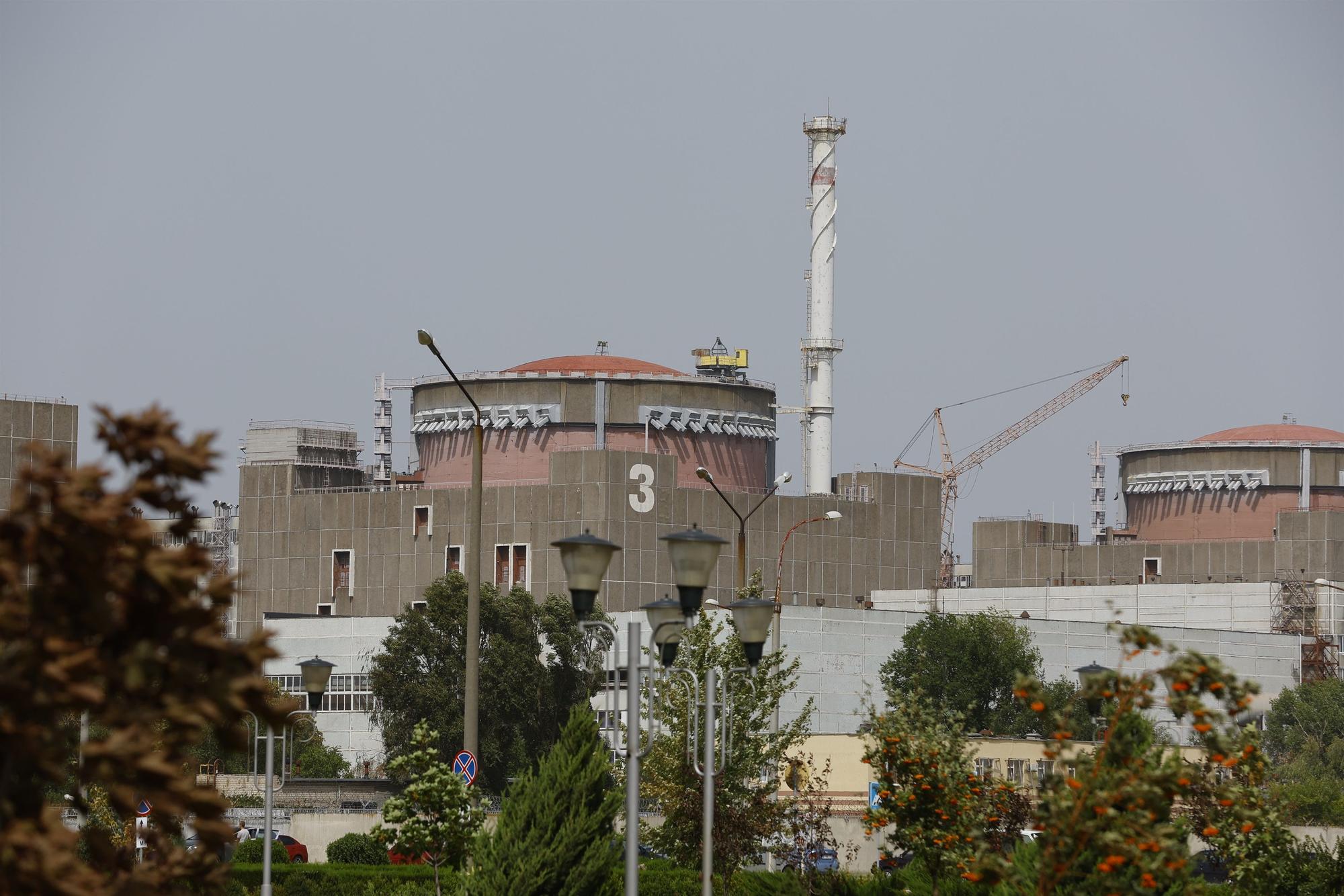 La central nuclear de Zaporiyia.