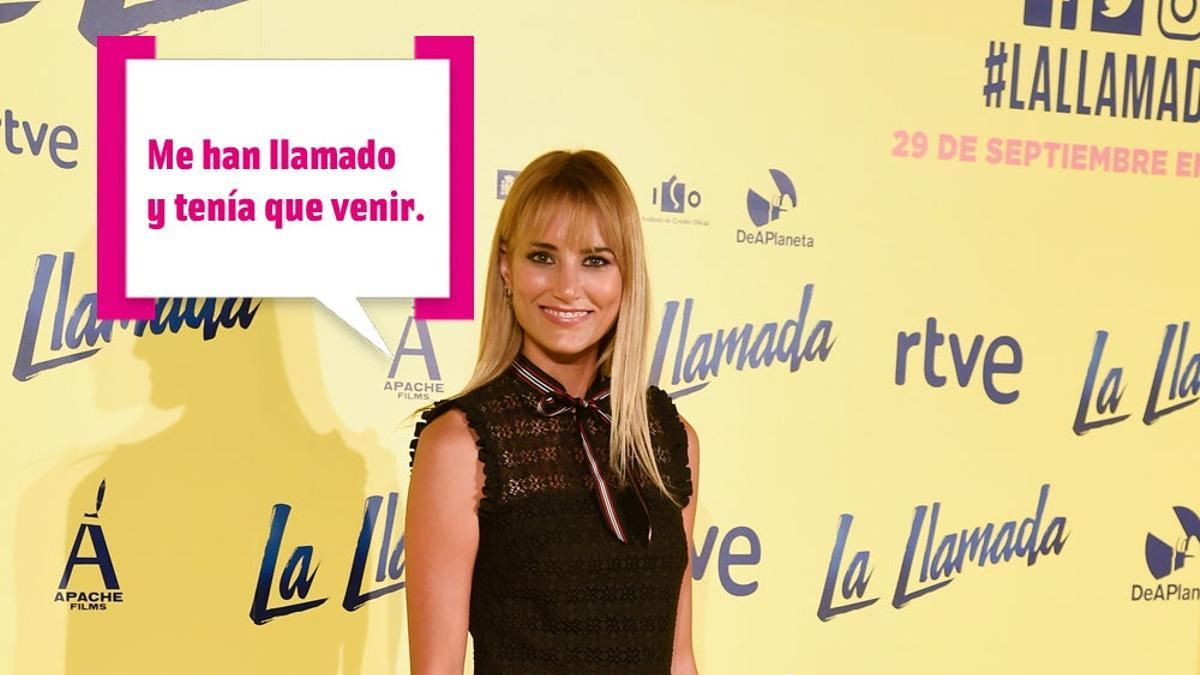 Alba Carrillo en el estreno de 'La Llamada'