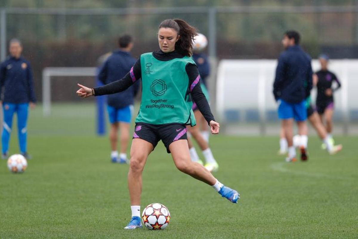 Las mejores imágenes del último entrenamiento del Barça antes del debut en Champions
