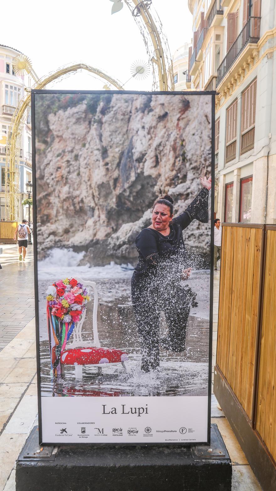 Fotos de la exposición 'Out Flamenco' de la calle Larios