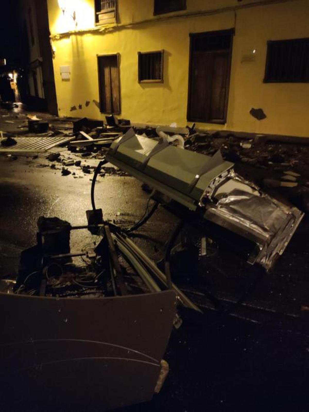 Desperfectos en Garachico tras el oleaje