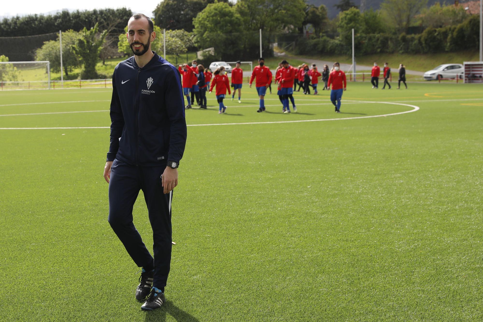 Diego Fuertes, entrenador del Sporting Genuine.