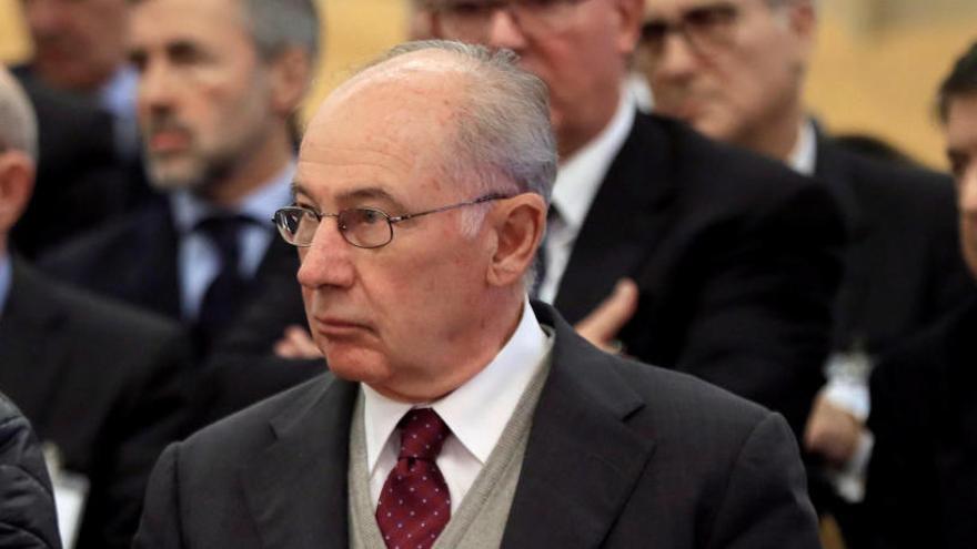 Rodrigo Rato, durante el juicio.