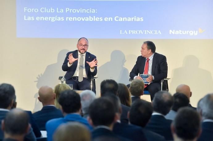 21-10-2019 LAS PALMAS DE GRAN CANARIA. Foro Las energías renovables en Canarias, en el Club La Provincia  | 21/10/2019 | Fotógrafo: Andrés Cruz