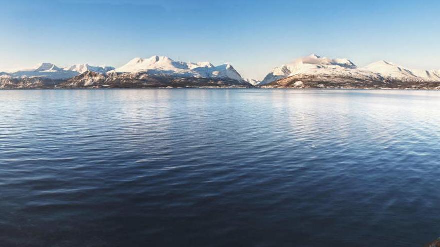 El hielo del Círculo Polar Ártico.