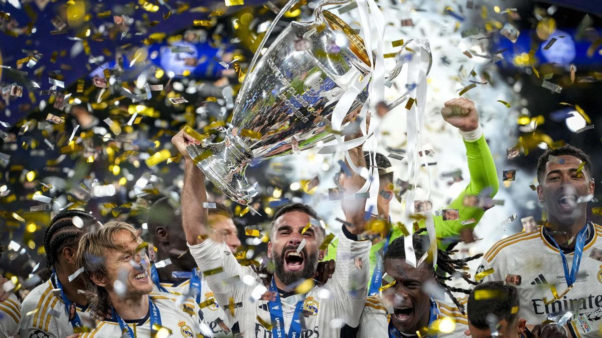 Carvajal levanta la Copa de la Champions 2024