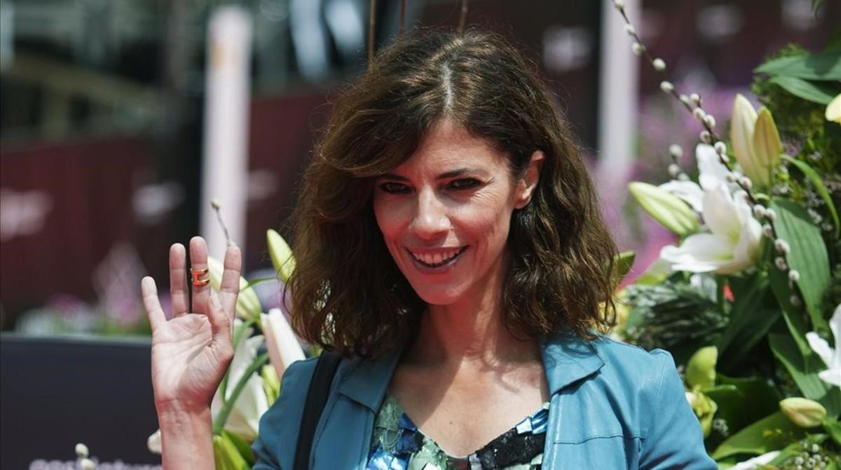 Maribel Verdú, en Málaga, donde presenta 'La punta del iceberg'.