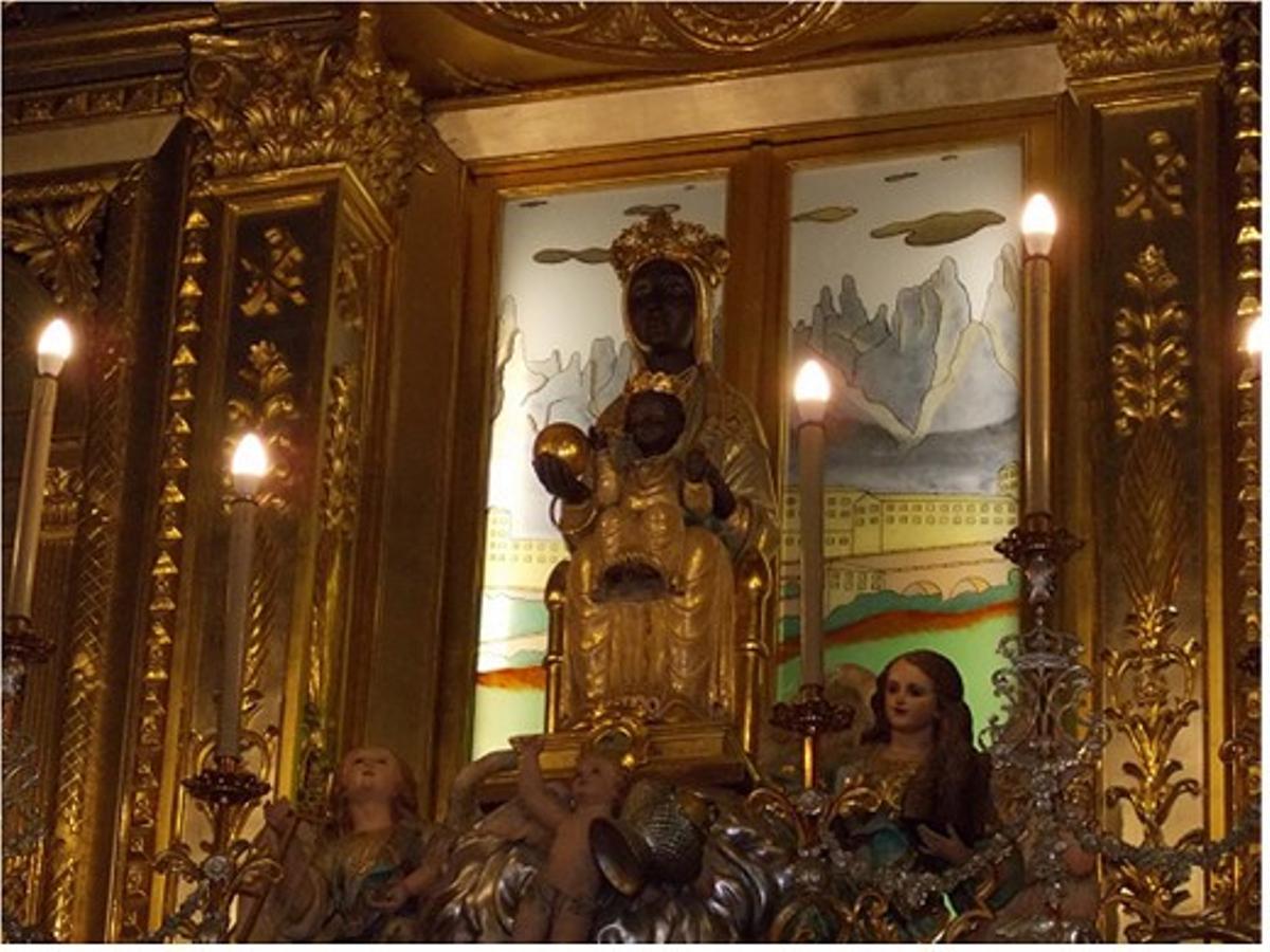 Imagen de la Virgen de Montserrat de Picanya.