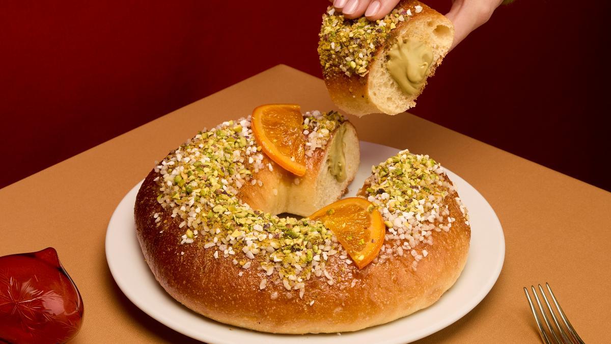 Roscón de pistacho de Madreamiga.