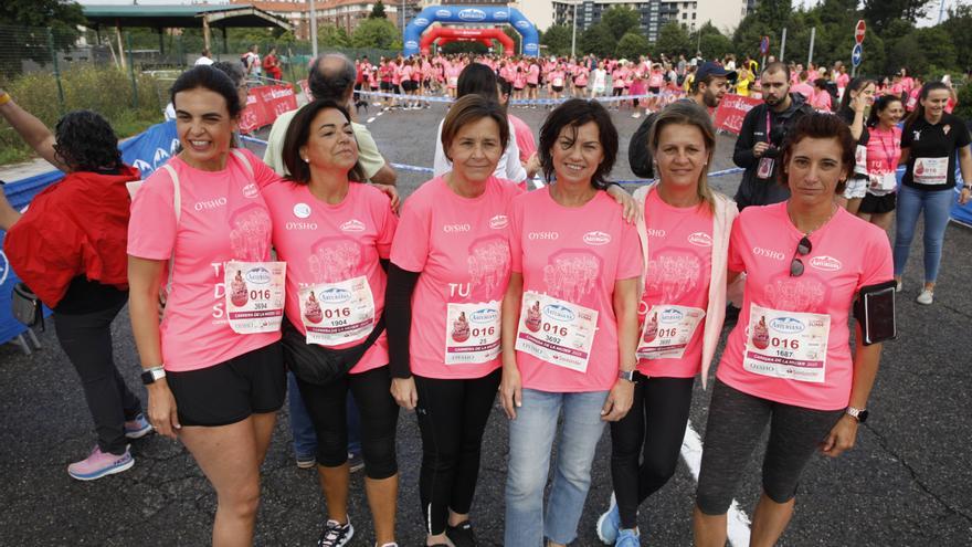 Carmen Moriyón estrena su nueva etapa como alcaldesa de Gijón participando en la Carrera de la Mujer