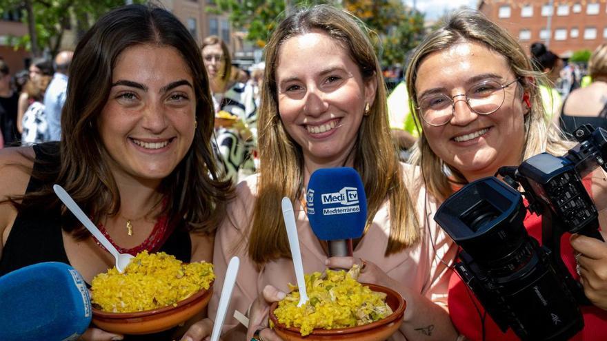 El equipo de Medi TV disfrutó en les Calderes y elaboró un reportaje que se podrá ver este viernes en la televisión de ‘Mediterráneo’
