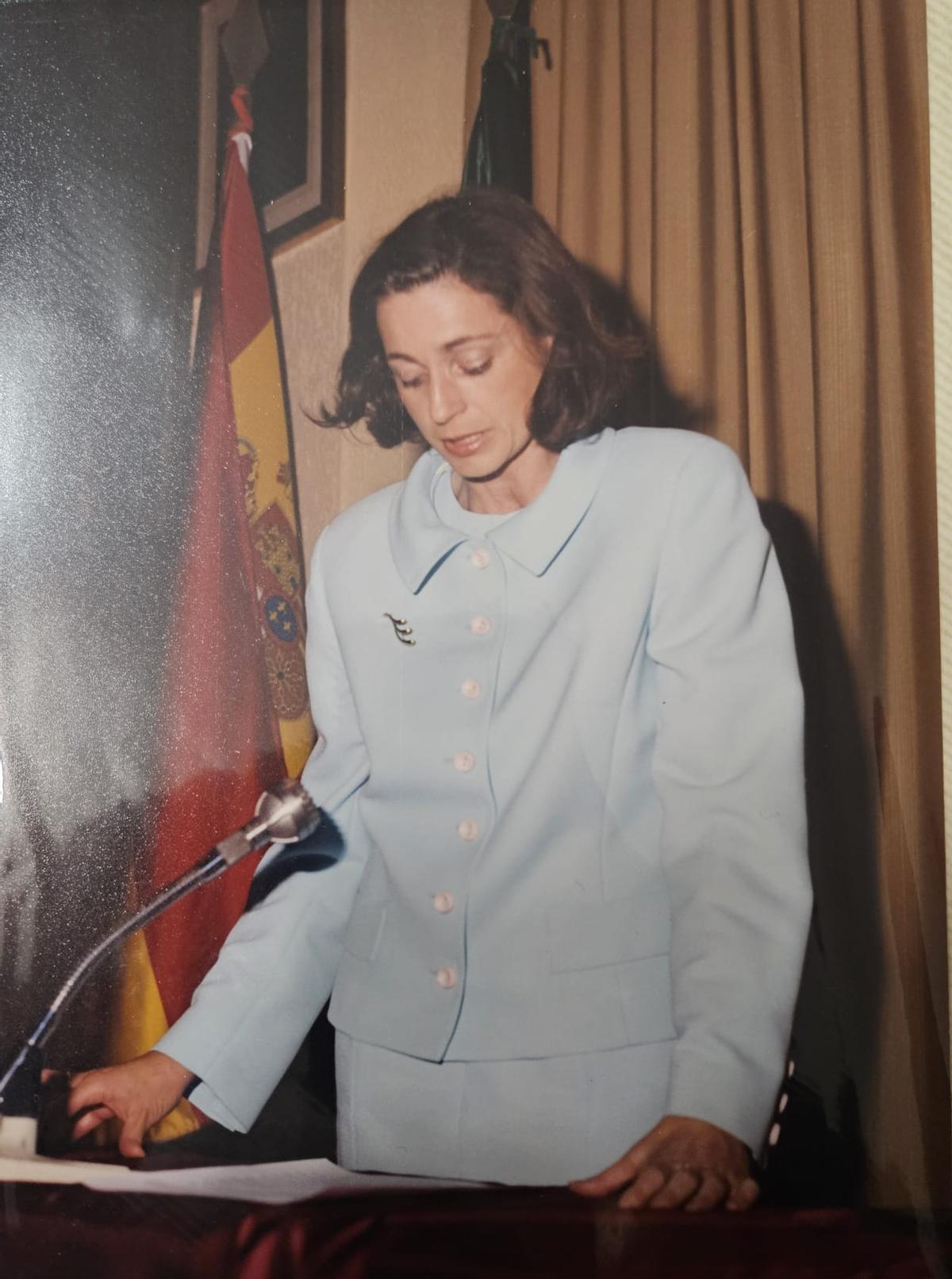 Mª Luz destacó desde joven como estudiante brillante.