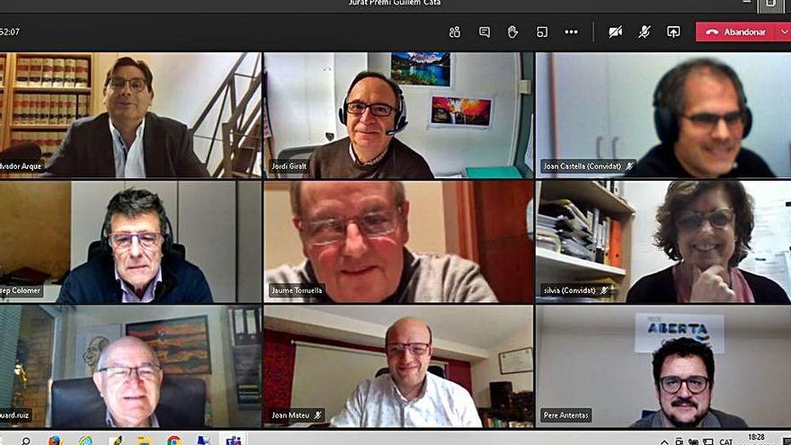El jurat d&#039;enguany reunit de manera virtual