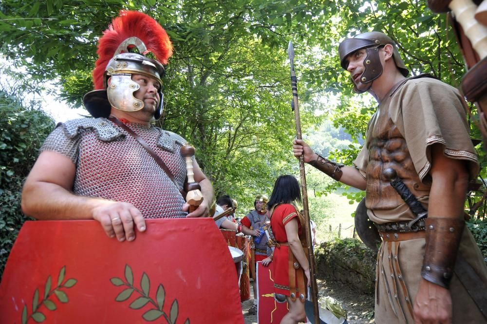 Batalla entre astures y romanos en Carabanzo