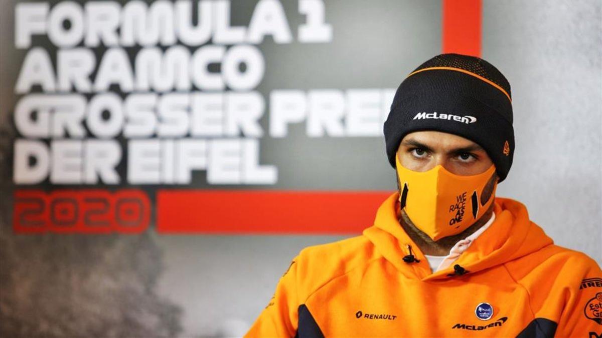 Sainz, en rueda de prensa