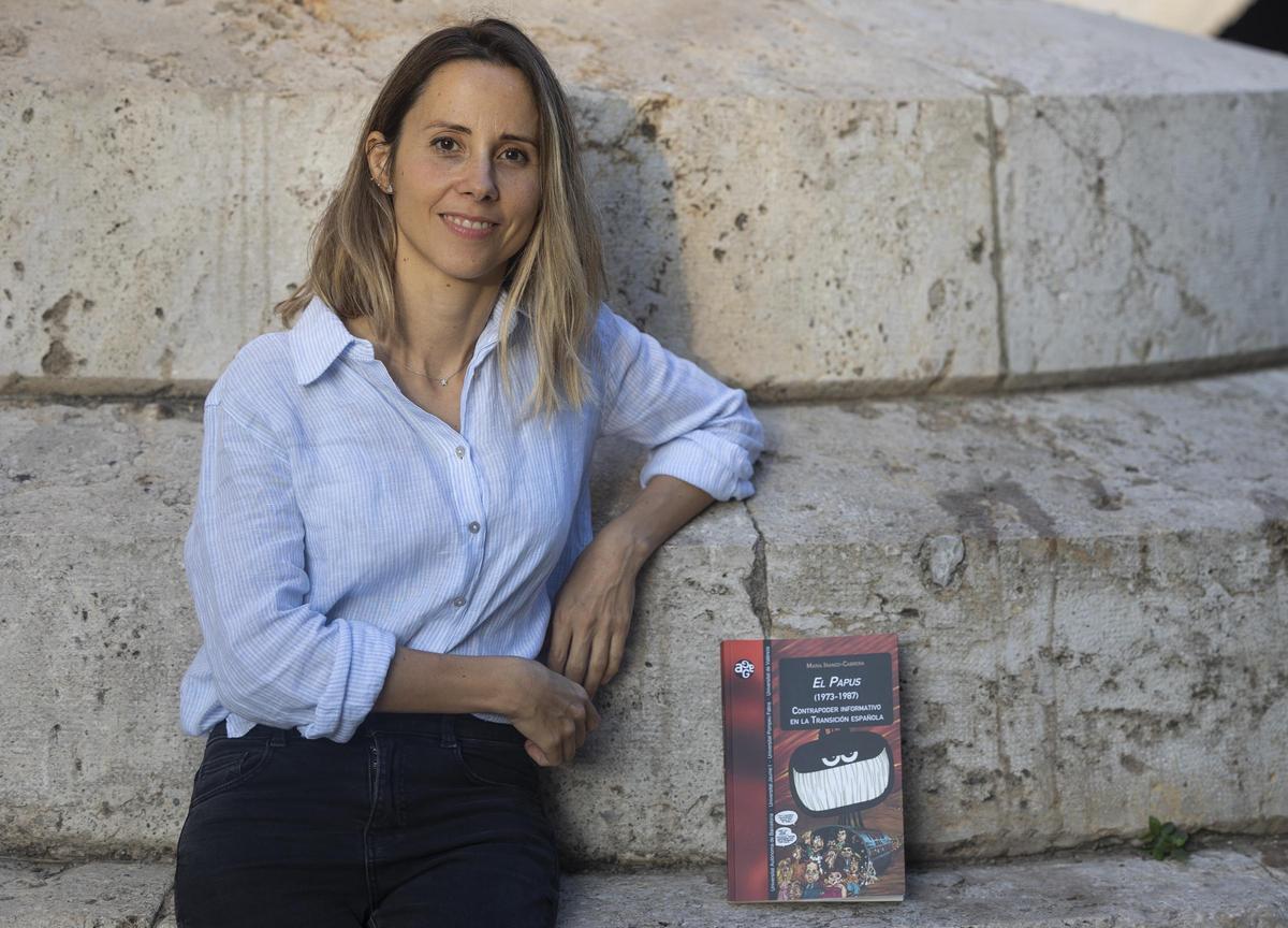 La periodista e investigadora Maria Iranzo, autora del estudio sobre la revista &quot;El Papus&quot;.