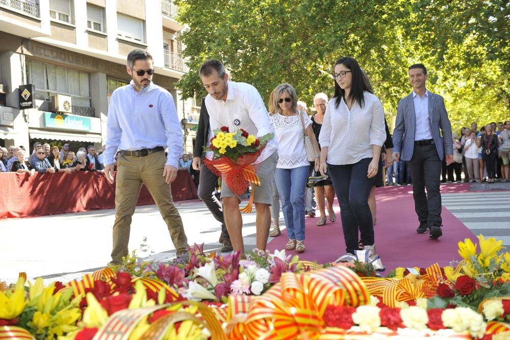 Ofrena de la Diada 2017 a Manresa