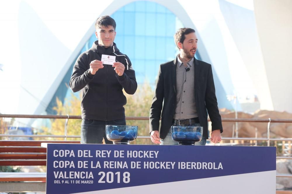 Sorteo Copa del Rey y de la Reina de hockey