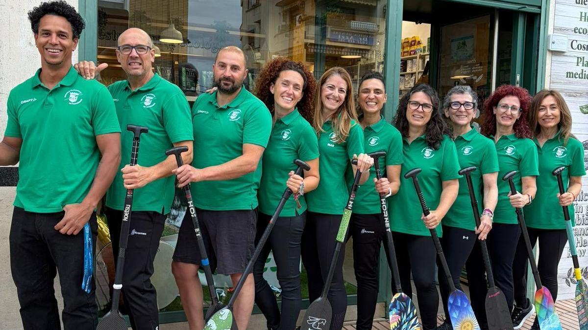 'Los de verde' de Plasencia dan el salto internacional con su barco dragón y se plantan en Múnich.