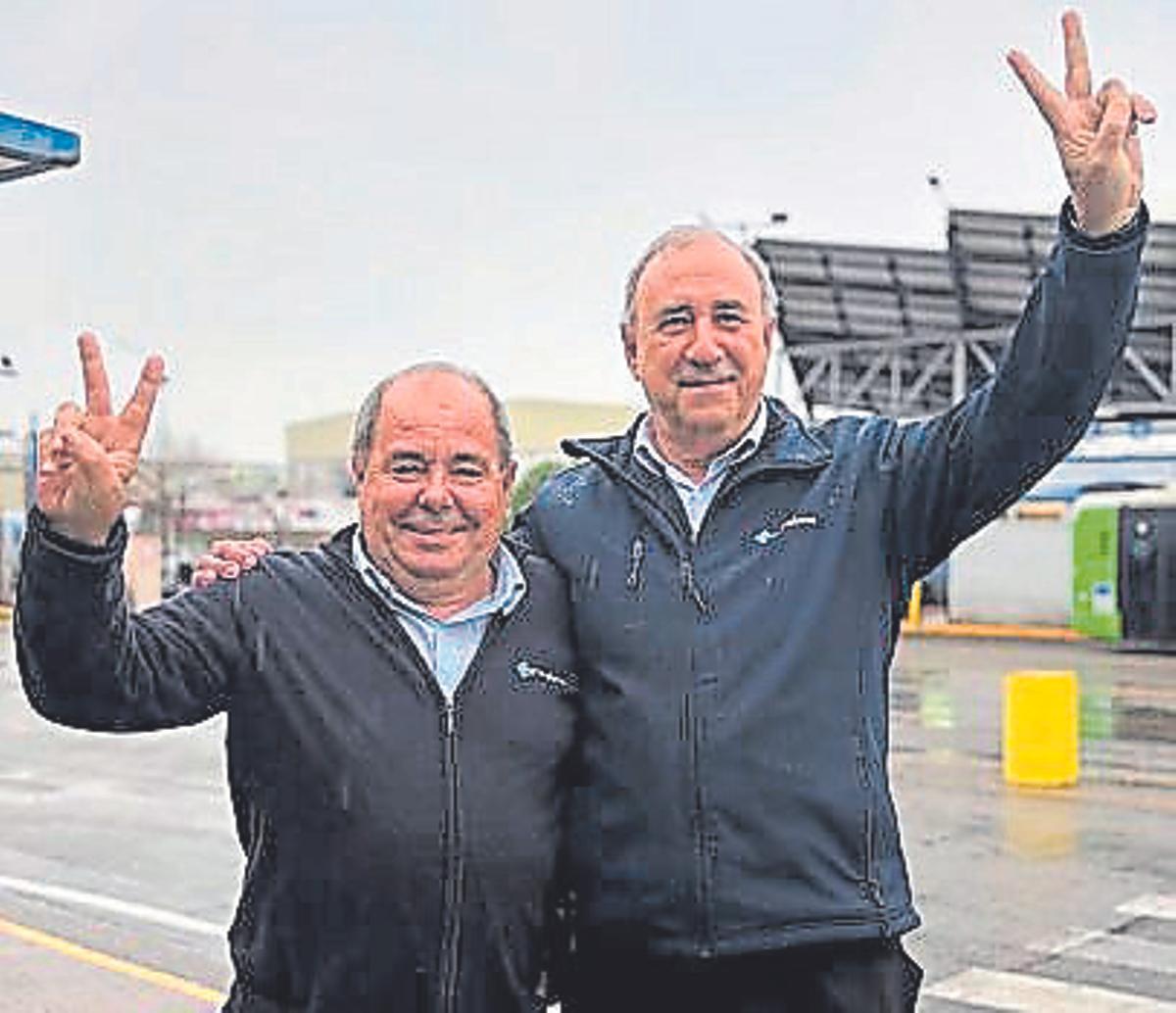 Conductores históricos de la EMT, Paquito Arcos y Sebastià Pastor.