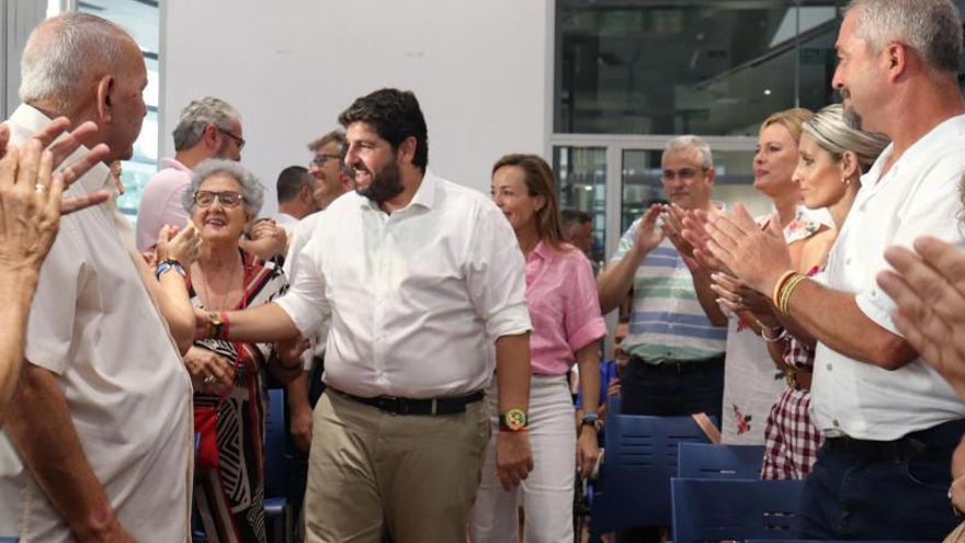 Fernando López Miras, en un momento del acto celebrado en Alcantarilla. | PP