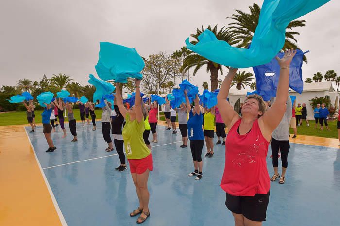 Gimnastas daneses del Festival Blume