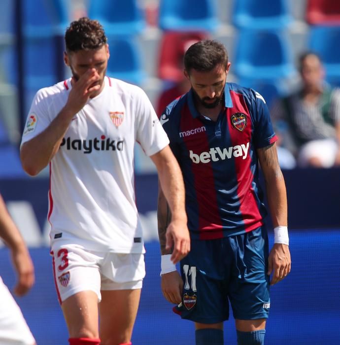 Levante 2-6 Sevilla, en imágenes