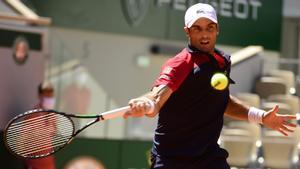 Andújar durante su duelo ante Thiem