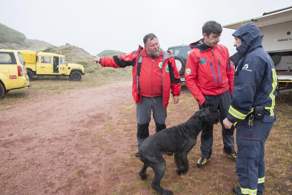 Rescate del montañero desaparecido en Somiedo