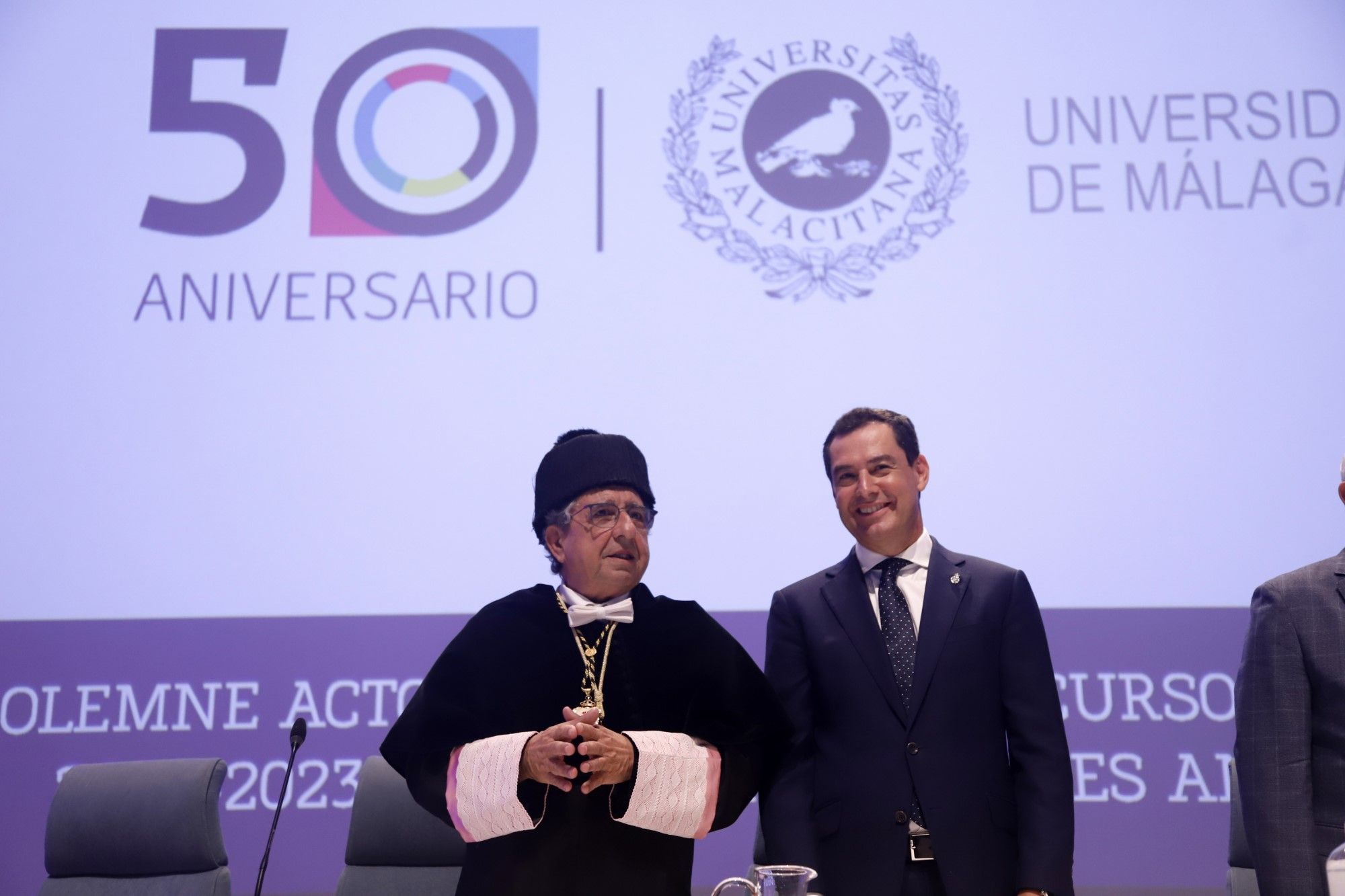 La inauguración del curso académico 2022/23 en la UMA, en imágenes