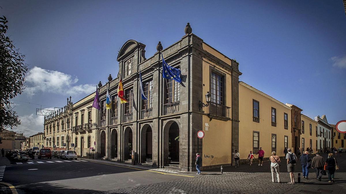 La sede central del Ayuntamiento de La Laguna.