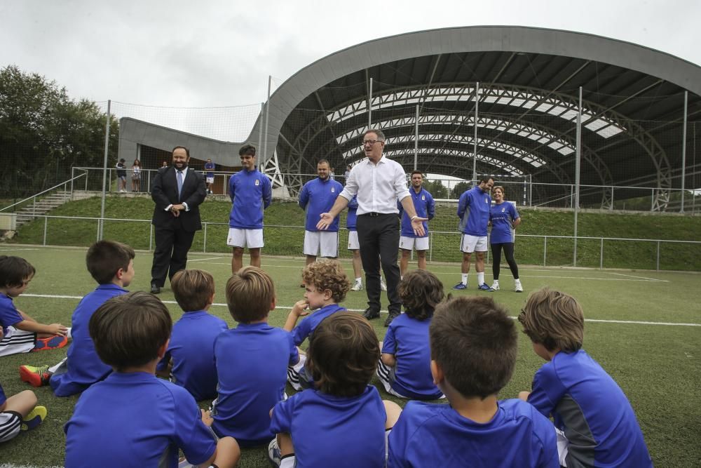 Presentación de Anquela como entrenador del Oviedo