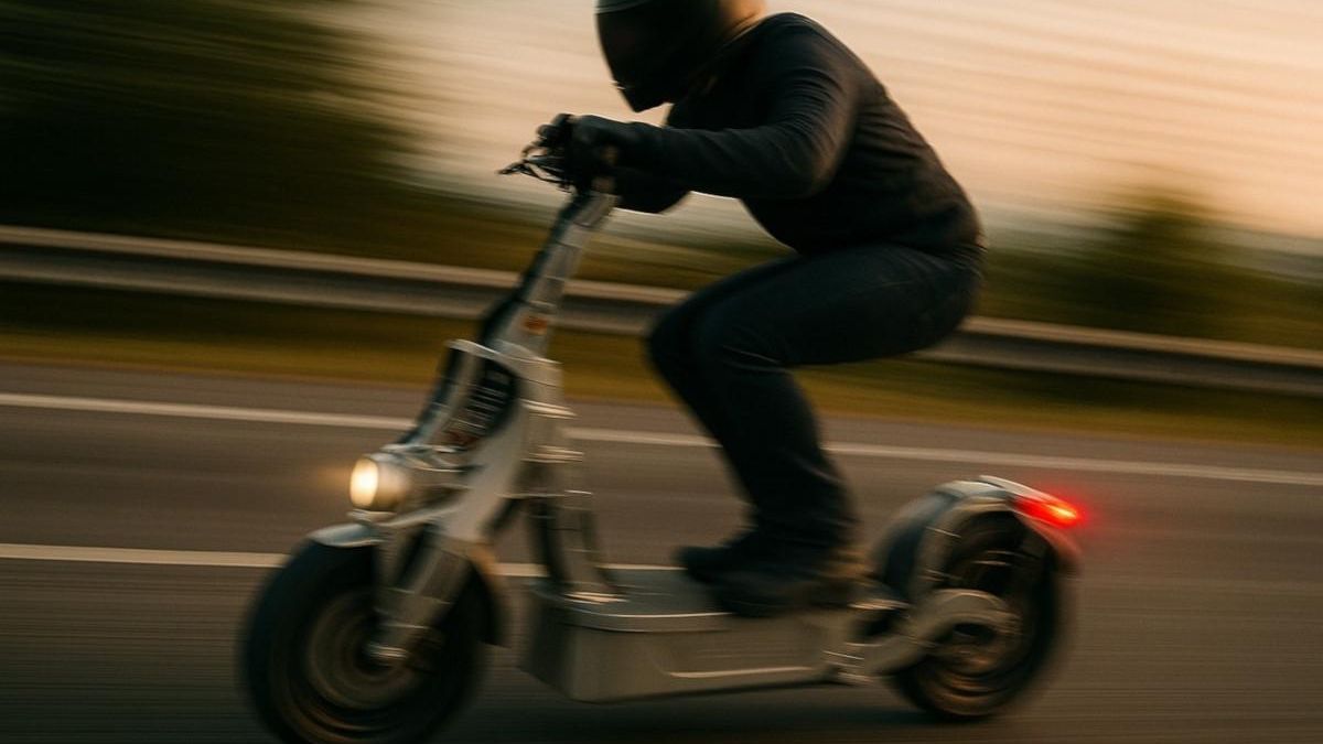 Recreación del Weped Sonic S Dual circulando a 160 km/h