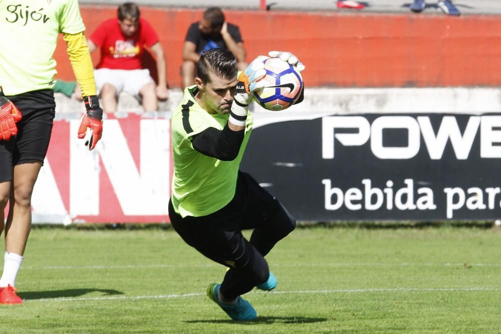 Entrenamiento del Sporting de Gijón