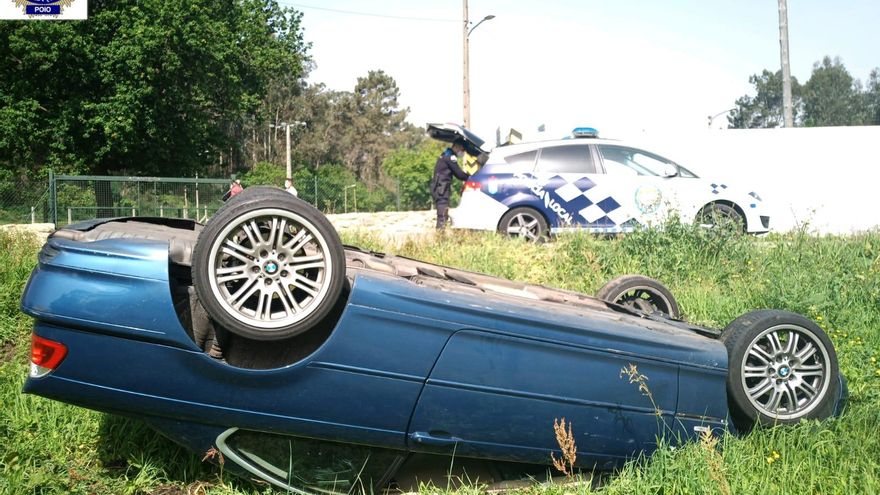 Poio suma cuatro accidentes de tráfico en cuatro días