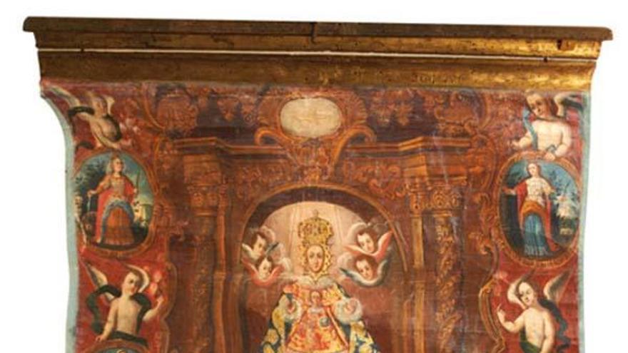 El Estado compra un óleo de 1759 de la Virgen de Camariñas
