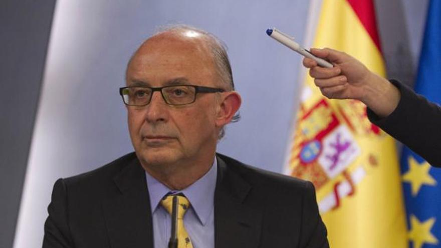 El ministro de Hacienda, Cristóbal Montoro.