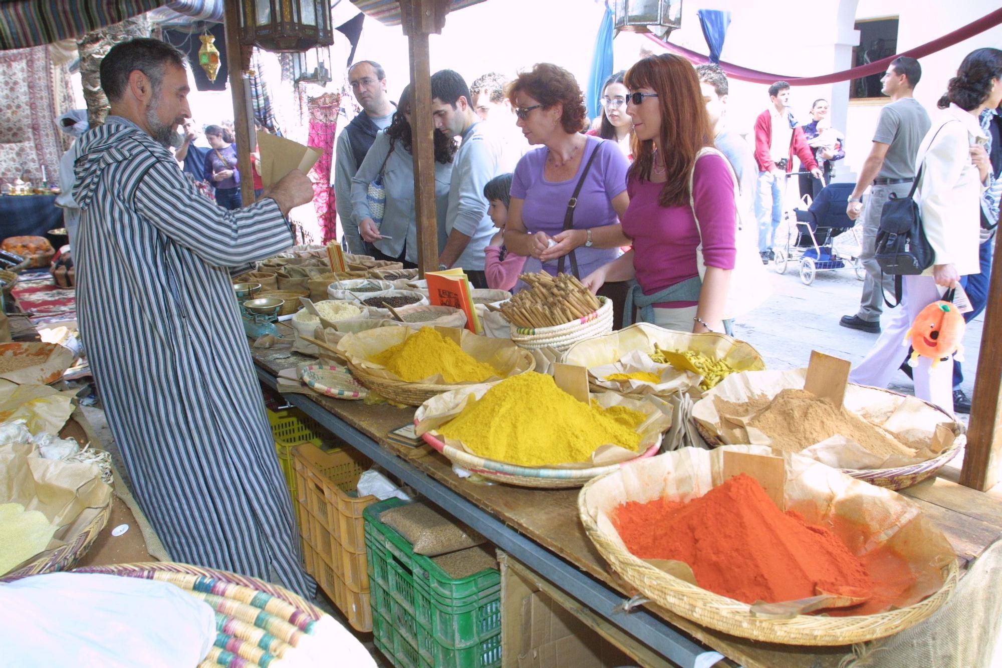 Edición de 2001 de la Feria Medieval de Ibiza.