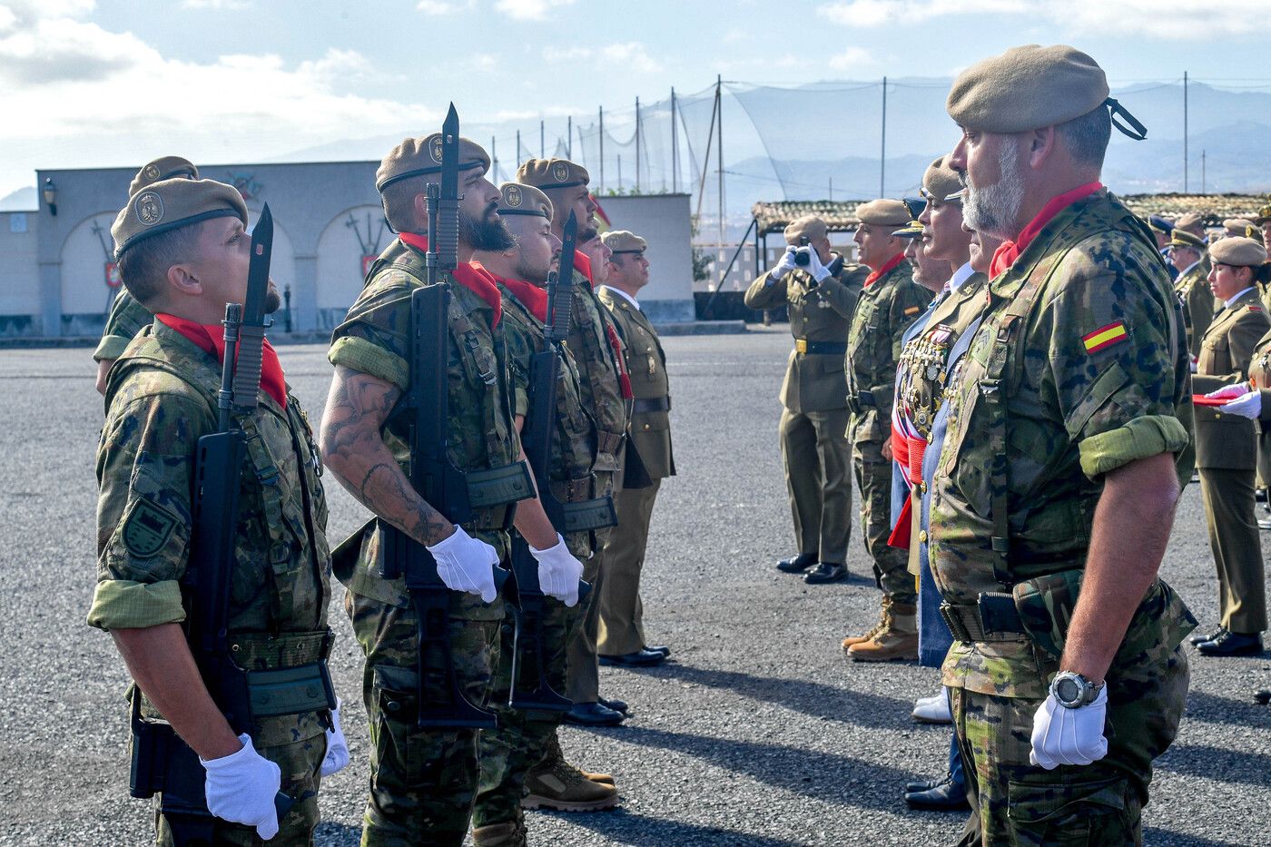 Celebración del día de la patrona de Infantería en Las Palmas de Gran Canaria