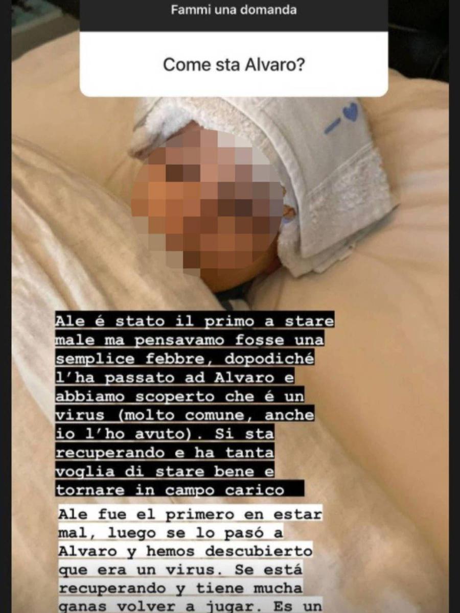 Alice Campello explica el virus de Morata en Instagram