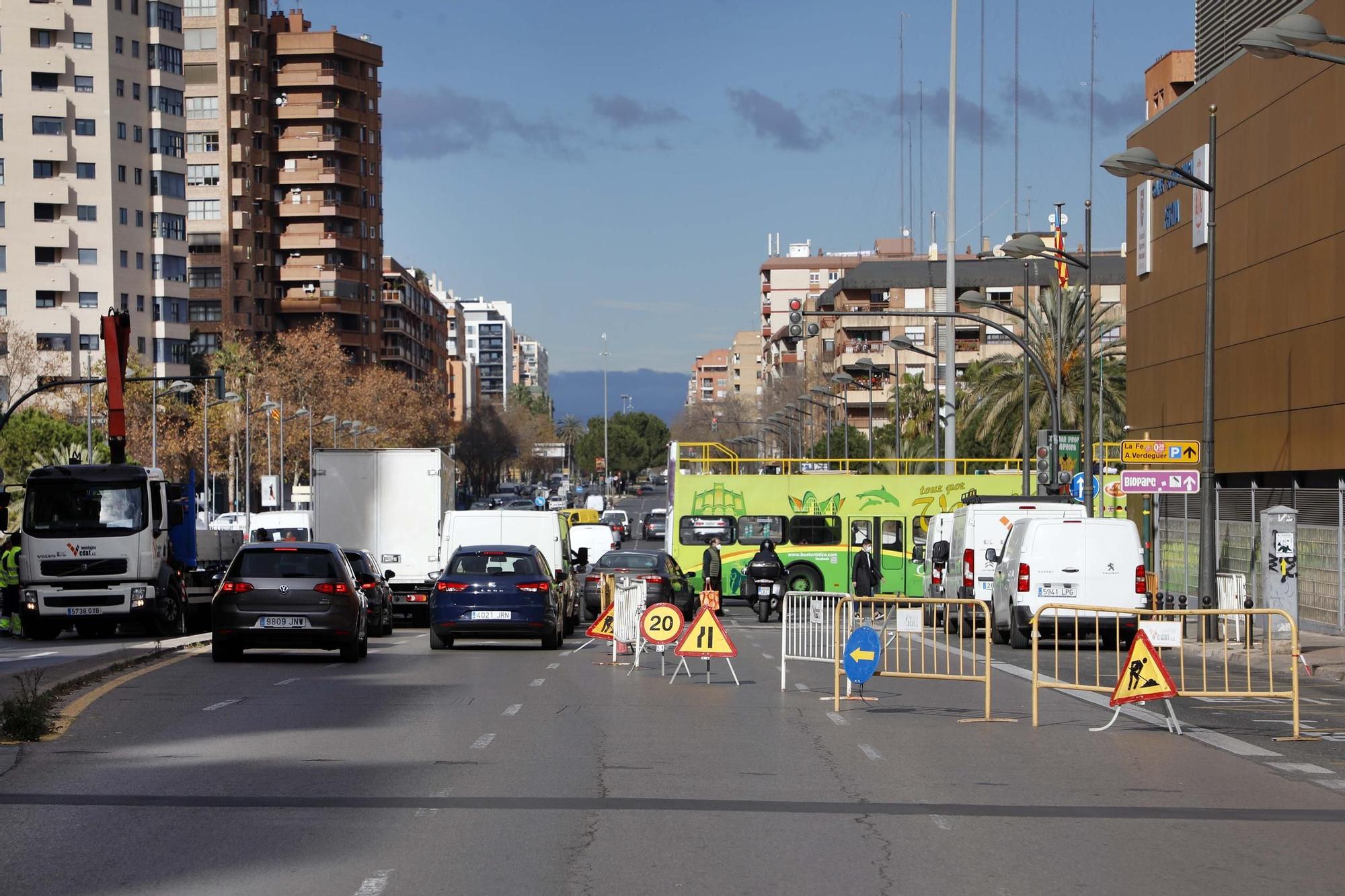 Así empiezan las obras en Pérez Galdós