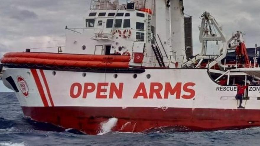 Un barco de Open Arms, en una  imagen de archivo.