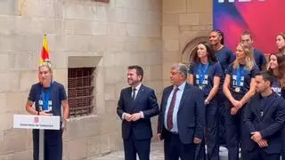 El discurso de Alexia en el Palau de la Generalitat tras conseguir su tercera Champions