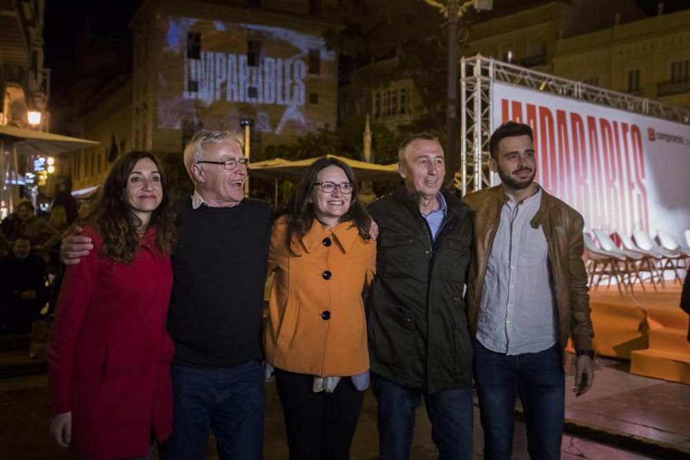 Cierre de campaña de Compromís en València