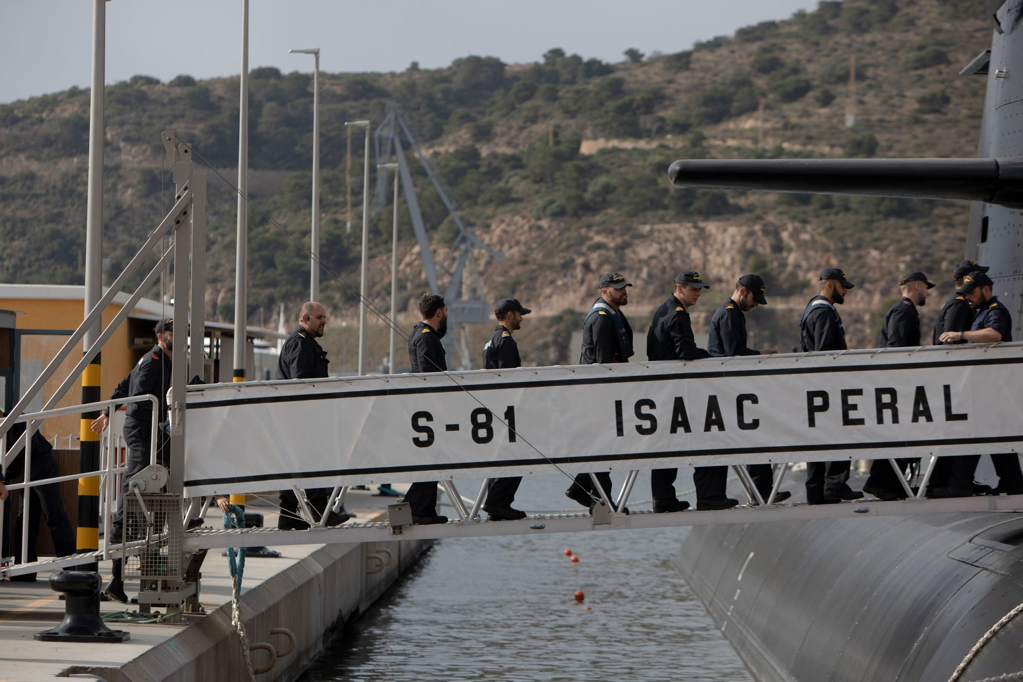 Así ha sido la visita del Rey Felipe VI en Cartagena para conocer el sumbarino S-81