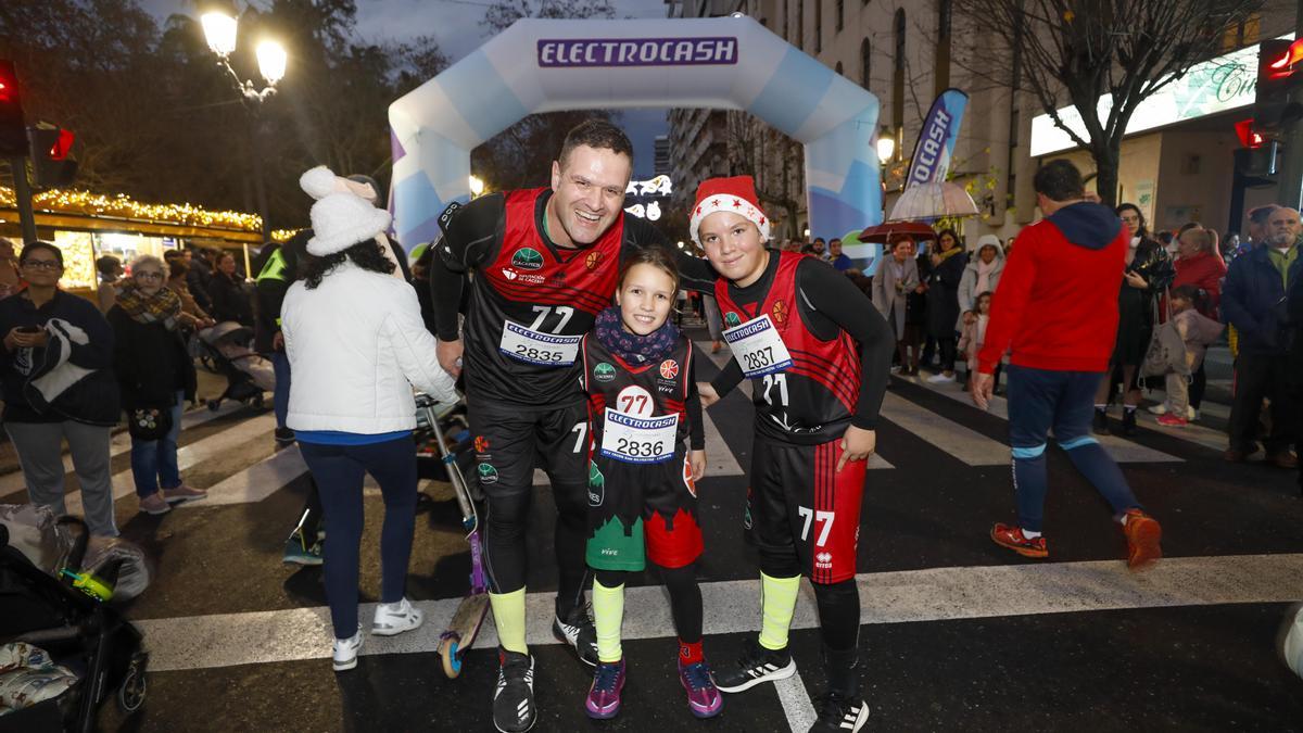 Participantes en la carrera de San Silvestre en Cáceres.