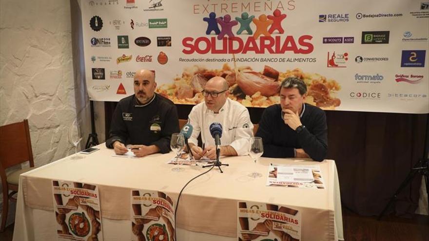 Elaboran 3.000 raciones de migas para compartir con fines solidarios