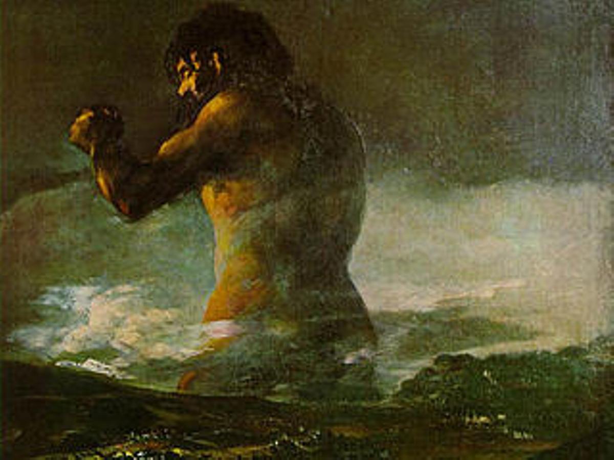 'El coloso' de Goya se exhibirá en Zaragoza 30 años después.